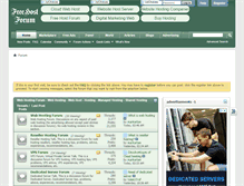 Tablet Screenshot of freehostforum.com